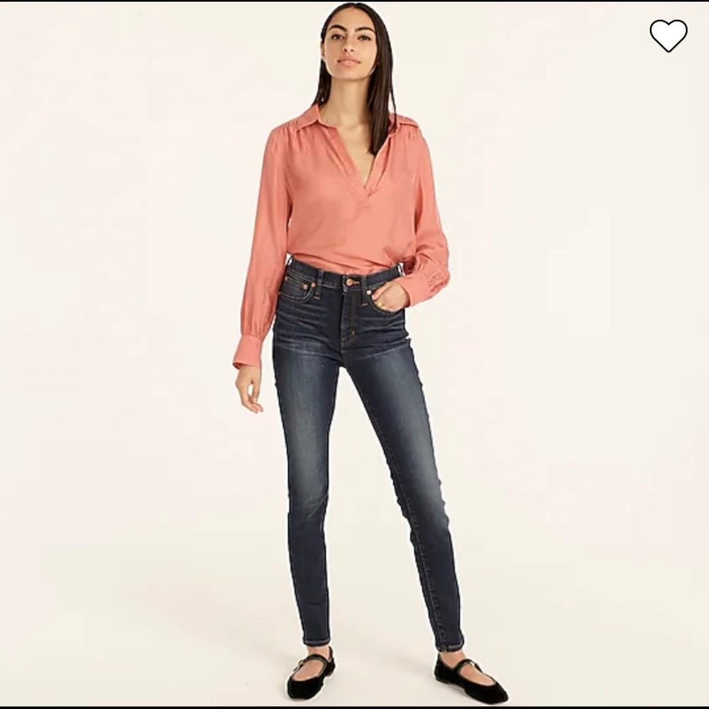 J. Crew 9 Inch Toothpick Jeans